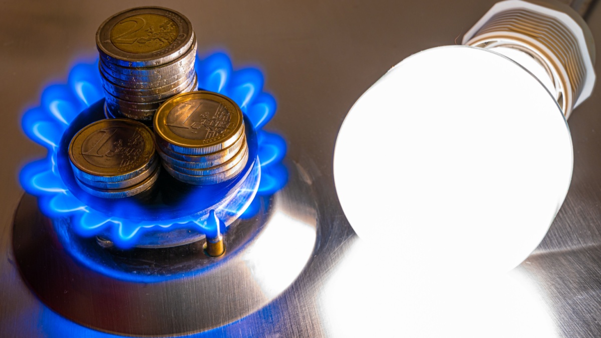 Lampadina gas e monete